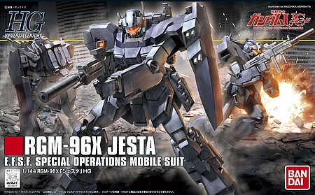 Bandai HG Gundam - RGM-96X Jesta Snap Together Plastic Model Figure Kit 1/144 Scale #2128328