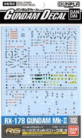 Bandai Model Kit 19604 – Decalcomanie Gundam The Origin 1, Adesivi Originali Per Modellismo