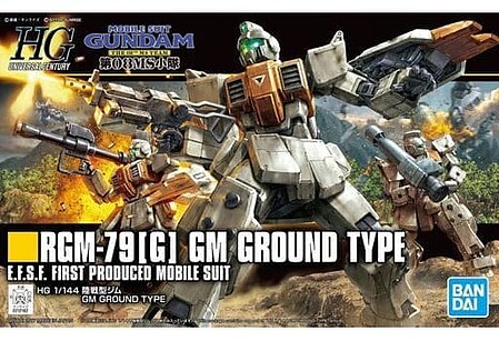 Bandai HG Gundam - RGM-79[G] GM Ground Type Snap Together Plastic Model Figure Kit 1/144 #2336813
