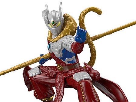 Bandai Ultraman Zero (Wukong Armor) Snap Together Plastic Model Figure Kit #2572096