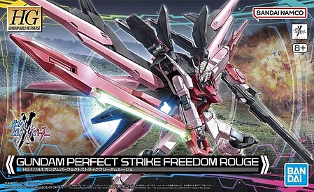 Bandai HG Gundam - Gundam Perfect Strike Freedom Rouge Snap Together Plastic Model Figure Kit #5066273