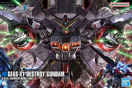 Bandai HG Gundam - GFAS-X1 Destroy Gundam Snap Together Plastic Model Figure Kit 1/144 #5066297