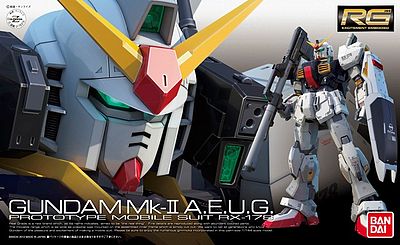Bandai Gundam Real Grade- #8 RX178 Gundam MKII (AEUG) Plastic Snap Figure 1/144 Scale #176319