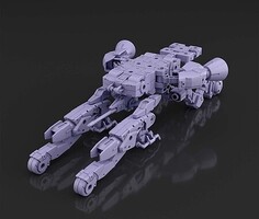 Bandai-Spirit 1/144 SPACE CRAFT PURPLE