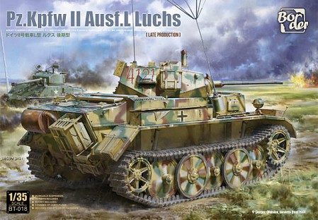 Border PzKpfw II Ausf L Luchs Late Production Plastic Model Military Vehicle Kit 1/35 Scale #bt18