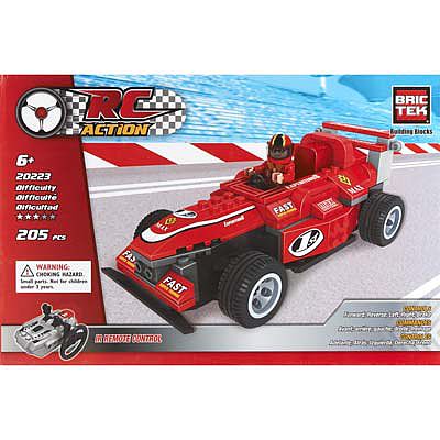 Brictek R/C Red Racing Car w/Figure 119pcs