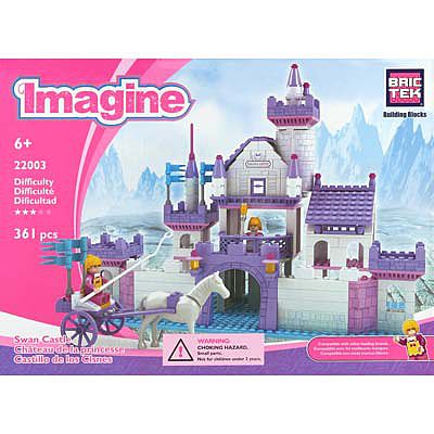 Brictek Imagine Swan Castle 361pcs Building Block Set #22003