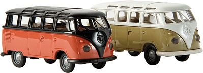 Berkina Volkswagen Samba T1b Van Assembled Various Colors Model Railroad Vehicle HO Scale #31824