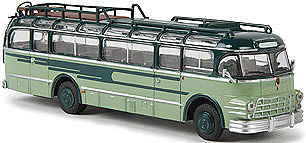 Berkina Saurer Bus green/green HO Scale Model Railroad Vehicle #58063