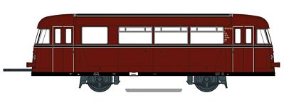 Berkina VB 140 703 Railcar AC DB - HO-Scale