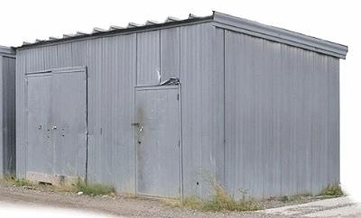 BLMS Trackside Equipment Shed, Assembled N Scale Model 