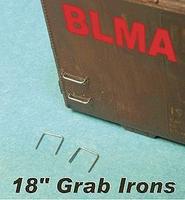BLMS 18' Straight Grab Irons .007 N Scale Model Railroad Scratch Supply #58