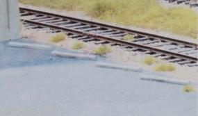BLMS Concrete Automobile Stop pkg(24) Z Scale Model Railroad Road Accessory #8108