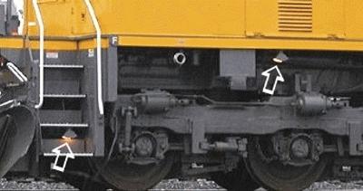 BLMS Diesel Locomotive Safety Step Lights N Scale Model Railroad Scratch Supply #97