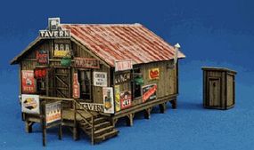 Blair-Line Sam's Roadhouse w/Outhouse Kit N Scale Model Railroad Building #1003