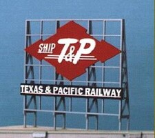Blair-Line Ship T&P ''Texas & Pacific Railway Billboard