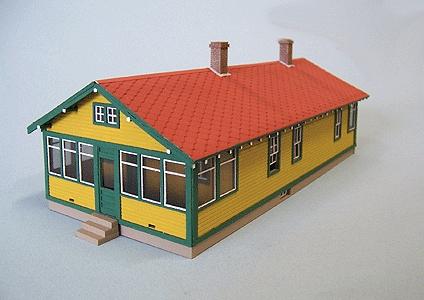 Blair-Line Santa Fe 6-Room Section House Kit HO Scale Model Railroad Building #194