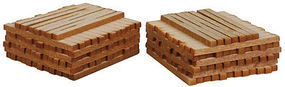 Blair-Line Pile O' Ties (Assembled) Unstained pkg(2) HO Scale Model Railroad Building Acccesory #2812