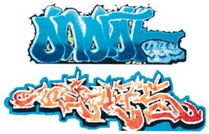 Tagger Decals Blair-Line Modern ''Tagger'' Graffiti Decals