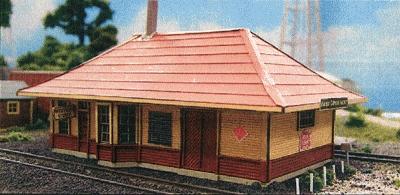 Blair-Line Gerald Depot Kit N Scale Model Railroad Building #95