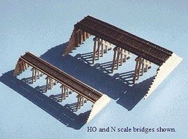 Blair-Line-Signs Wood Trestle Kit N Scale Model Railroad Bridge #67