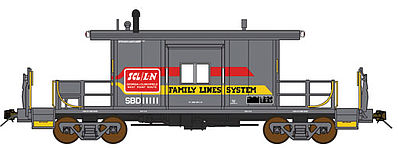 Bluford Bay Window Caboose Seaboard #11111 N Scale Model Train Freight Car #21190