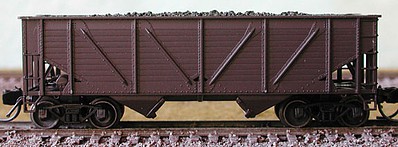 Bluford 2-Bay War-Emergency Composite Hopper w/Load - Ready to Run Undecorated - N-Scale