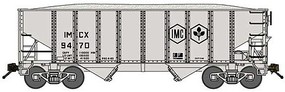 Bluford 8-Panel 2-Bay Open Hopper Car with load IM&C #9489