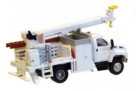 Boley GMC Topkick City Power Truck White HO #3023-77