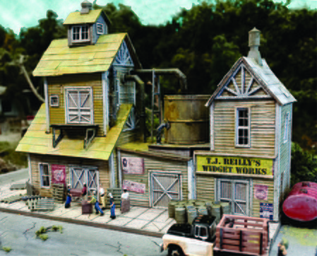 Bar-Mills T.J. Reillys Widget Works N Scale Model Railroad Building Kit #161