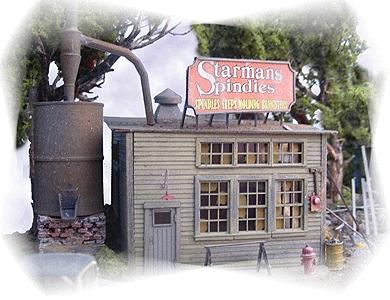 Bar-Mills Starmans Spindles Kit HO Scale Model Railroad Building #192