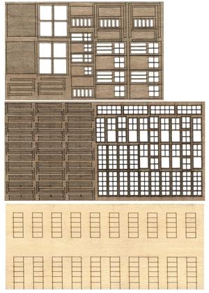 Bar-Mills Modular Structure - Kit (Laser-cut) - The 1-Kit(TM) HO Scale Model Railroad Building #32