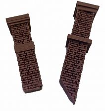 Bar-Mills Tall Aged Chimmneys 2 pack O Scale Model Railroad Building Accessory #4033