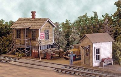 Bar-Mills Office at Cranberry Yard - Kit HO Scale Model Railroad Building #432