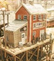 Bar-Mills Waterfront Willy's/Trackside Jack's Kit N Scale Model Railroad Building #921