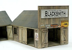 Banta Blacksmith Shop (annex not included) HO Scale Model Railroad Building Kit #2125