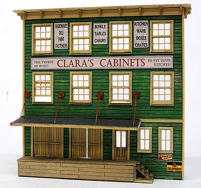 Banta Claras Cabinets (Front only) HO Scale Model Railroad Building Kit #2152