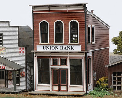 Banta Union Bank HO Scale Model Railroad Building Kit #2154