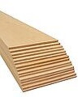 Midwest Products 4125 Basswood Sheet 1/16X6X24