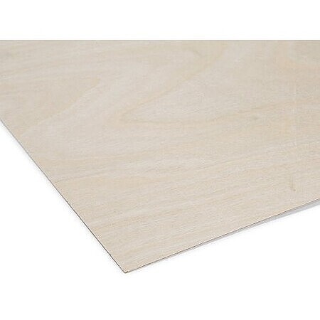 BudNosen Birch Plywood 1/64 x 12 x 12 (3 ply) (6) Hobby and Craft Building Supply #6215