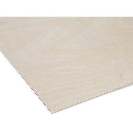 BudNosen Birch Plywood1/4 x 12 x 24 5 ply Sheets Hobby and Craft Building Supply #6283