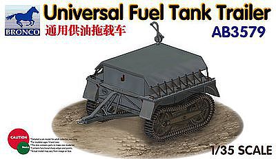 Bronco Universal Fuel Tank Trailer Plastic Model Military Diorama 1/35 Scale #03579