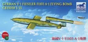 Bronco German V-1 Fieseler Fi103 A-1 Flying Bomb Plastic Model Airplane Kit 1/35 Scale #35058