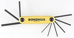 Bondhus 9pc Foldup Inch Standard