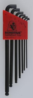 Bondhus 7pc Stubby ProGuard Hex Set 1.5-6mm