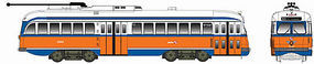 Bowser Kansas City-Style PCC Streetcar Philadelphia #2240 HO Scale Model Train Passenger Car #12907