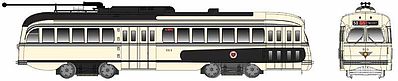 Bowser Kansas City-Style PCC Streetcar Kansas City #513 HO Scale Model Train Passenger Car #12917