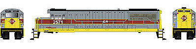 Bowser GE U25B - Standard DC Conrail #2576 HO Scale Model Train Diesel Locomotive #23814