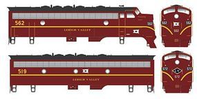 Bowser EMD F7 A-B Set Standard DC Lehigh Valley #562, 519