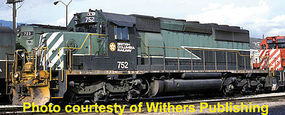 Bowser GMD SD40-2 DCC British Columbia Railway #753